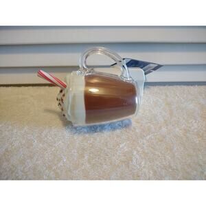 NWT Yankee Candle Electric 120V Scentplug Base Oil Diffuser Hot Cocoa Mug Straw